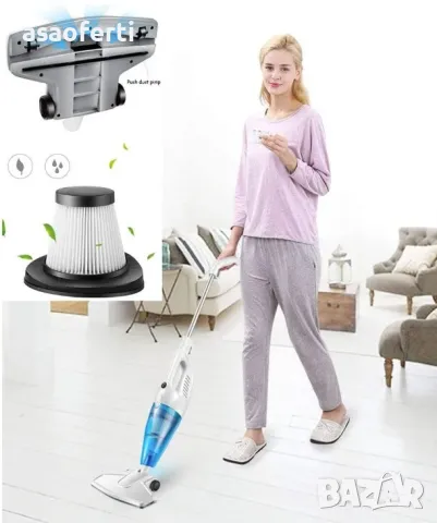 Вертикална прахосмукачка HEPA, снимка 11 - Прахосмукачки - 49499418