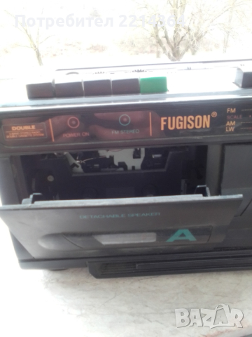 Ретро радиокасетофон -марка-FUGISON, снимка 4 - Радиокасетофони, транзистори - 44632332