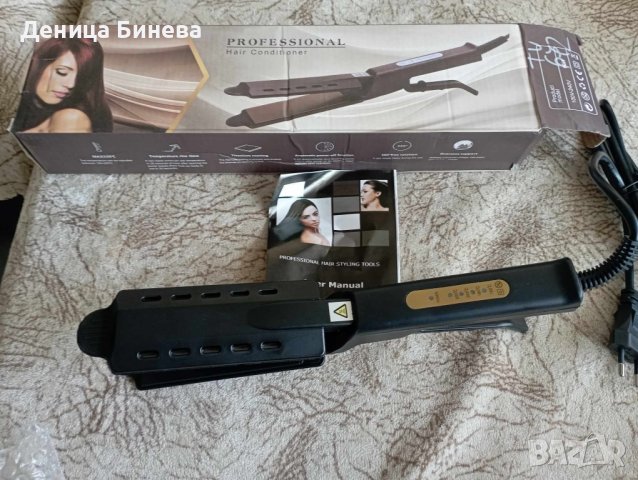 Турмалинова преса за коса, снимка 7 - Преси за коса - 42576599