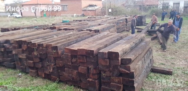 Дървени импрегнирани траверси , Нормални и Стрелкови, снимка 2 - Други - 42412540