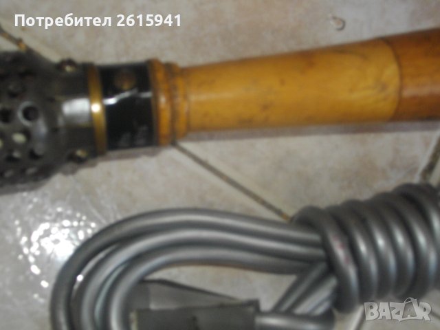 330 Вата Мощен Ел.Поялник Профи Старо Качество-RAPIDE-Масивен-Човка 9см Медна-Отличен, снимка 6 - Поялници и запояване - 41813298