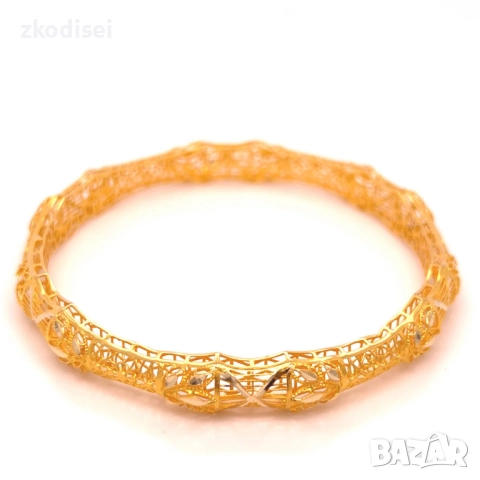 Златна дамска гривна 11,11гр. 14кр. проба:585 модел:34362-1, снимка 2 - Гривни - 51753486