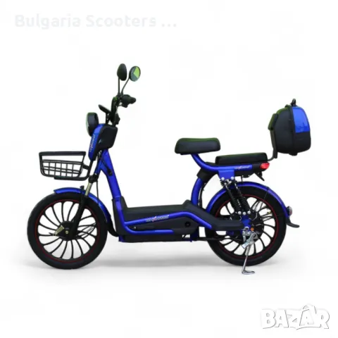 Електрически Мотопед MaxMotors EBZ 20 1200W/60V/20Ah - BLUE, снимка 3 - Мотоциклети и мототехника - 50015418