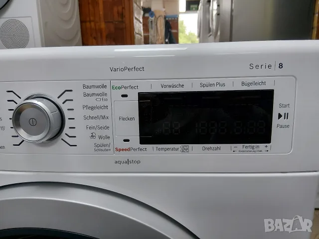 Пералня Бош Bosch Serie 8 A+++ 8кг Made in Germany с 2 години гаранция! , снимка 3 - Перални - 56229652