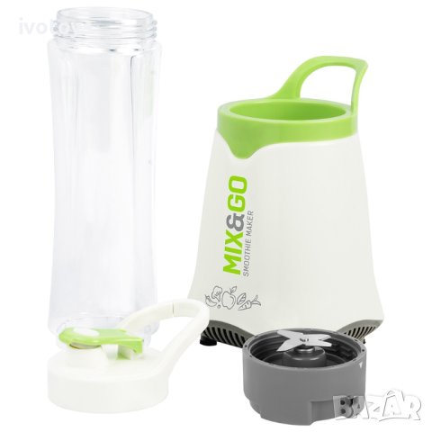 Блендер ECG SM 3510 Mix&Go, 350W, 600ml, Бял/Зелен, снимка 3 - Блендери - 41632834