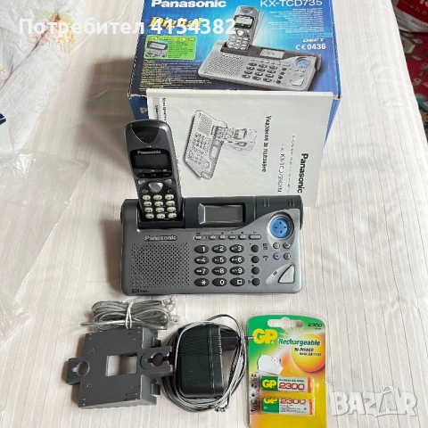 Цифров стационарен телефон Panasonic KX-TCD735, снимка 3 - Стационарни телефони и факсове - 53680081