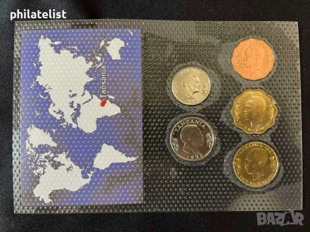 Танзания 1981 –1992 г. - Комплектен сет , 5 монети UNC, снимка 4 - Нумизматика и бонистика - 52057284