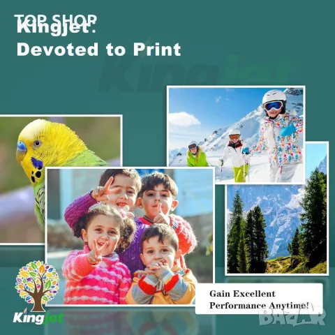 KINGJET 202XL касети с мастило, преработени за Epson 202 202XL, 5 броя, снимка 3 - Консумативи за принтери - 49437213