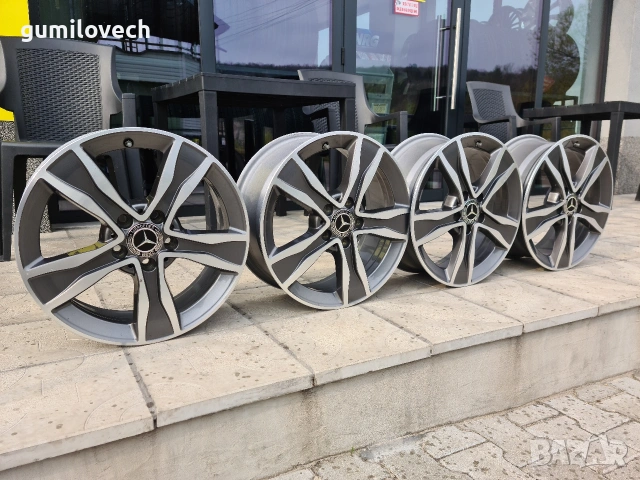Оригинални Джанти Мерцедес C-Klasse W205-17 цола, снимка 3 - Гуми и джанти - 53118804
