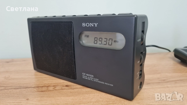 Sony ICF-M400S портативно цифрово радио, снимка 3 - Радиокасетофони, транзистори - 52412381