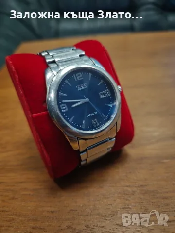 Мъжки часовник Citizen - Sapphire от стомана, снимка 2 - Мъжки - 56073149