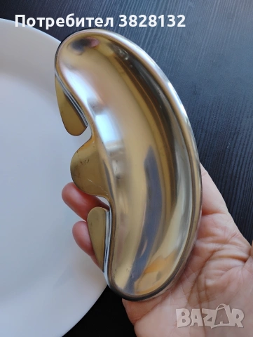 помощна чинийка от хром, снимка 2 - Чинии - 53833085