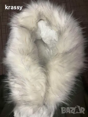 НОВА зимна дамска парка с дебела подплата и качулка (размер М), снимка 2 - Якета - 48740795