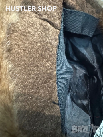 Дамска шапка ушанка , естествена кожа от норка, снимка 5 - Шапки - 53405003