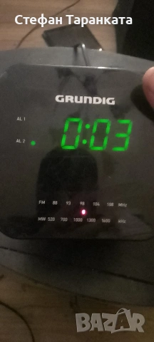 Радио приемник, часовник и аларма., снимка 2 - Радиокасетофони, транзистори - 53517212