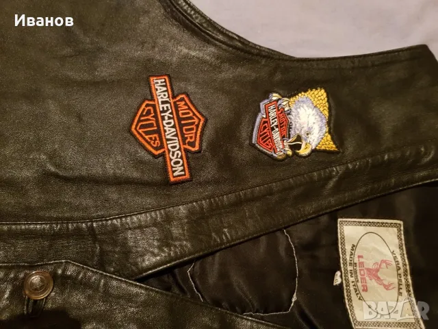 Продавам оригинално елече естественна кожа, снимка 4 - Фен артикули - 48217508