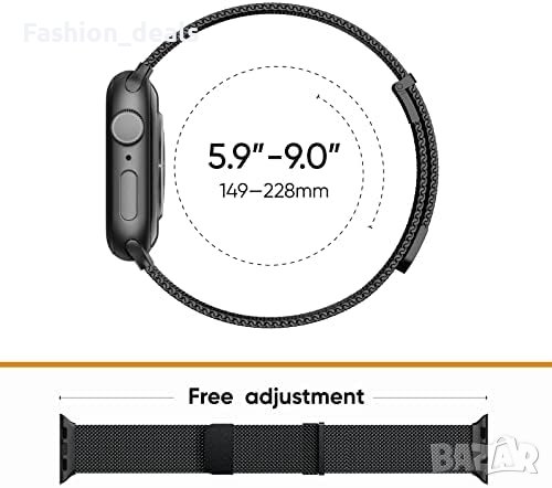 Нова елегантна метална каишка за Apple Watch Ultra/Неръждаема стомана , снимка 2 - Други - 41262343