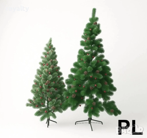 Коледни елхи зелени – различни размери, снимка 3 - Декорация за дома - 52232238