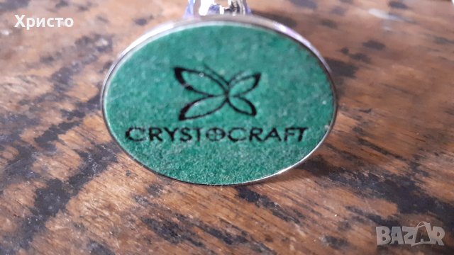 метален декоративен лебед CRAFTOCRAFT със Сваровски Swarovski кристали, снимка 5 - Статуетки - 41084533