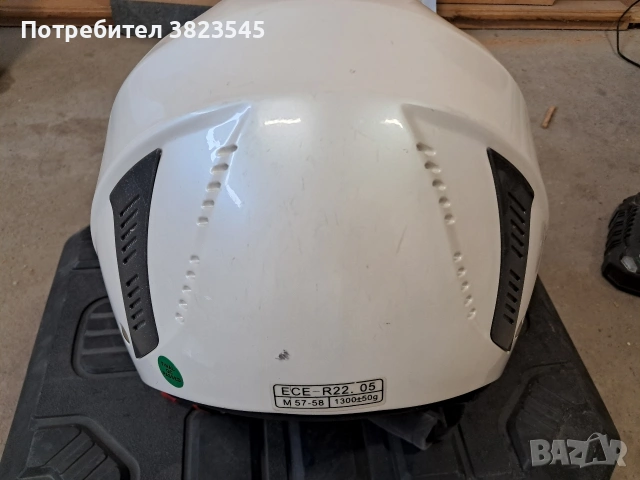 Каска за скутер, размер М, снимка 3 - Аксесоари и консумативи - 53588440