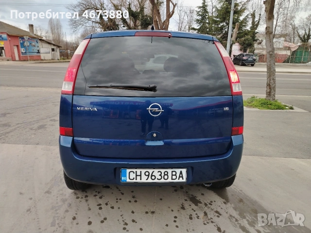 opel meriva 1.6 газ бензин 101 кс 2004 гд, снимка 7 - Автомобили и джипове - 53573927