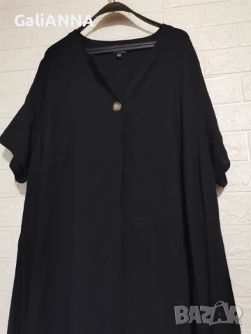 СТРАХОТНА ЕФИРНА РОКЛЯ ВИСКОЗА 3XL-5XL, снимка 6 - Рокли - 50926900