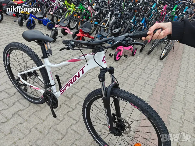Промо велосипед 27.5" Sprint MAVERICK LADY S бял, снимка 4 - Велосипеди - 56070547