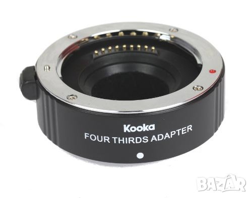 Адаптер за обективи 4/3 към mikro 4/3 за Olympus, Panasonic Lumix DC-GX9 .., снимка 1 - Чанти, стативи, аксесоари - 40979123