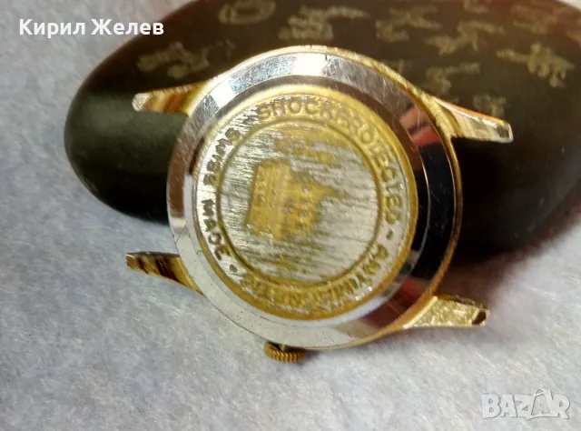 N - NEWMARK SHOCK PROTEKTED SWISS MADE Стар ПОЗЛАТЕН ШВЕЙЦАРСКИ РЪЧЕН ЧАСОВНИК РАБОТЕЩ 49586, снимка 11 - Антикварни и старинни предмети - 48442445