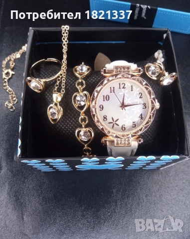 Дамски комплект часовник с бижута , снимка 8 - Дамски - 52472659
