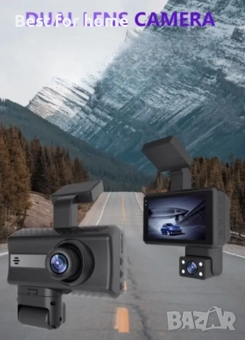 Двойна даш камера, видеорегистратор за автомобил АDL1080, снимка 4 - Аксесоари и консумативи - 51943062