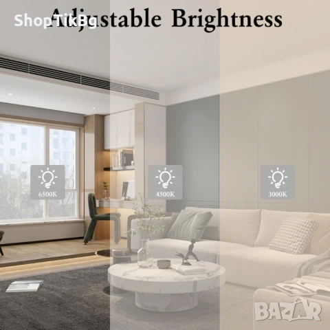 Модерен LED таванен вентилатор с осветление, снимка 8 - Други стоки за дома - 49180752