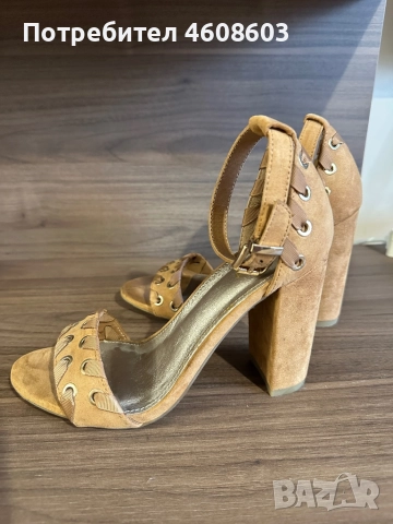 Дамски летни обувки на ток 