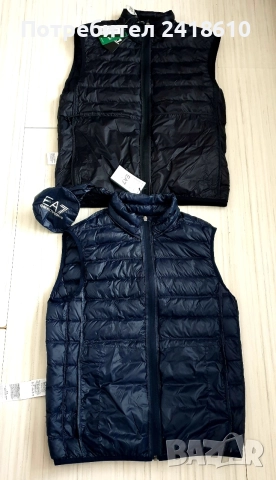 Emporio Armani EA7 Down Vest Mens Size M 2бр НОВО!  ОРИГИНАЛ Мъжки Пухени Елеци!, снимка 3 - Якета - 55650347