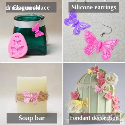 3802 Форма с пеперуди, снимка 7 - Форми - 38910553