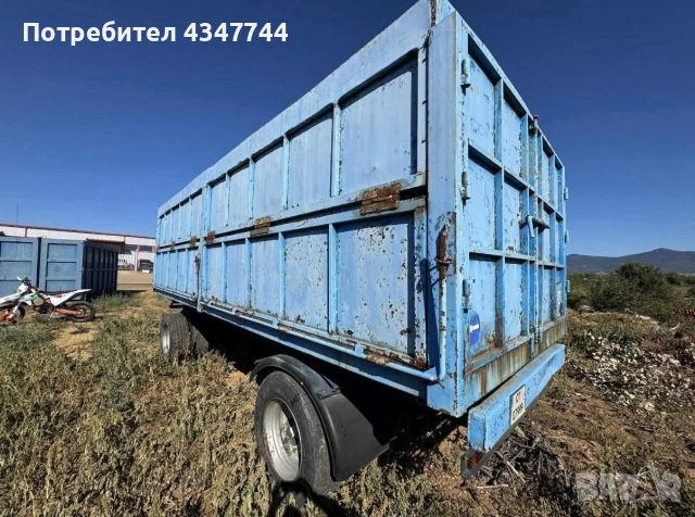 Продава се самосвално ремарке 15 тонно. , снимка 6 - Ремаркета - 52981488