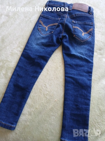 Слим Дънки и ризка 3г, снимка 4 - Детски панталони и дънки - 53656088