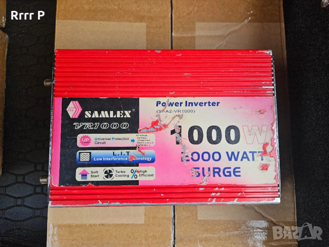 Инвертор Samlex VR1000 инвертор 12V → 230V/1000W – за кола/кемпер/бус