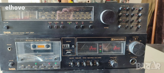 Стерео усилвател, тунер и дек SABA, снимка 7 - Ресийвъри, усилватели, смесителни пултове - 53043241