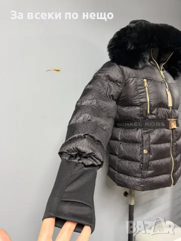 Michael Kors Дамско Зимно Яке С Пух На Качулката И Колан - 2 Цвята Код SK2183, снимка 2 - Якета - 56184389