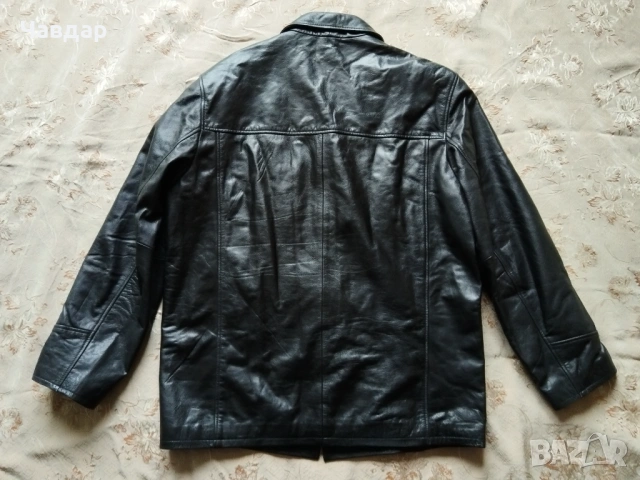Мъжко кожено яке TOXX - размер XL/XXL, снимка 3 - Якета - 53489249