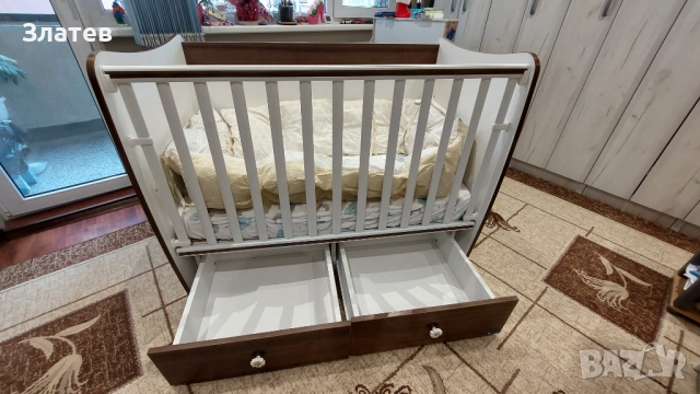 Бебешка кошара/люлка/легло Lorelli + матрак Magniflex Bamboo, снимка 2 - Кошарки - 52611928