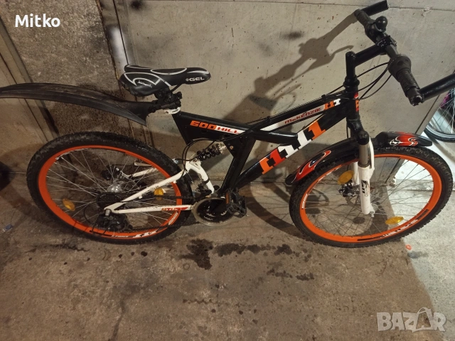 26 цола алуминиев велосипед с 21 скорости усилени капли амортисьори предни и задни дискови спирачки, снимка 12 - Велосипеди - 53276415