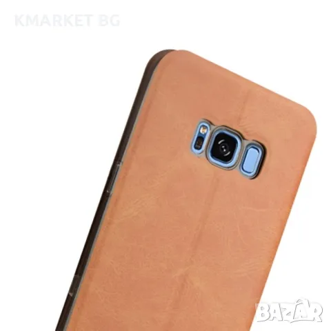 Samsung Galaxy S8+ Mofi Vintage Кожен Калъф и Протектор, снимка 3 - Калъфи, кейсове - 48330734