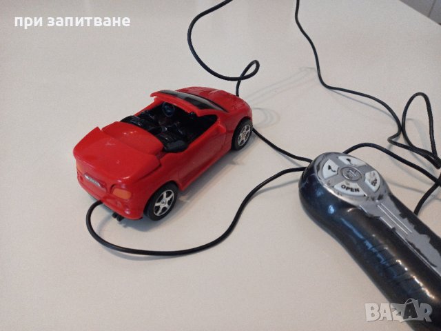 Количка Peugeot 206 cc с кабелно дистанционно, Dickie, работи , снимка 4 - Коли, камиони, мотори, писти - 44354079