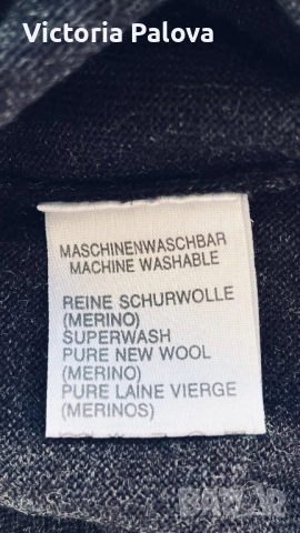 Луксозен мерино  пуловер ROBERT LEY CLASSIC - 100% чиста нова вълна ( merino), снимка 10 - Пуловери - 52959998