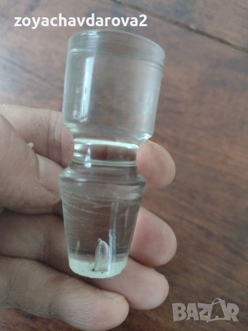 СТАРА СТЪКЛЕНА ГАРАФА, снимка 4 - Антикварни и старинни предмети - 40536867