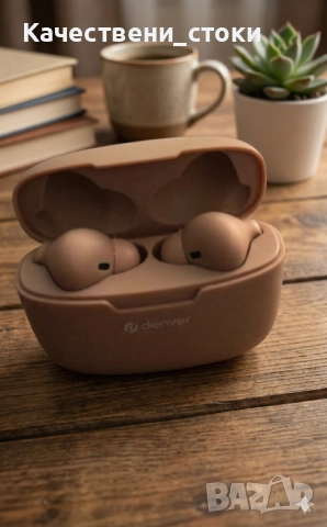 Промоция! Безжични слушалки Denverплюс бонус вертикална мишка