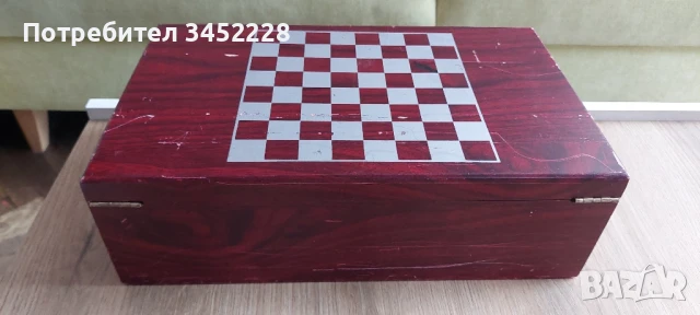 кутия дървена за вино и шах фигури дървени за ценители , снимка 5 - Декорация за дома - 51081141