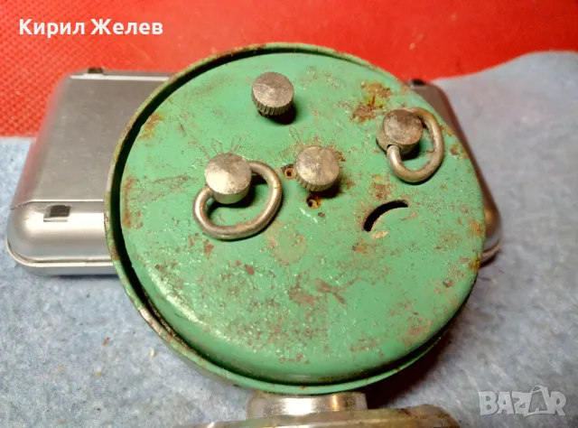 SLAVA 11 JEWELS MADE in USSR Стар КОЛЕКЦИОНЕРСКИ РУСКИ МЕХАНИЧЕН БУДИЛНИК СЛАВА 44052, снимка 4 - Антикварни и старинни предмети - 47695163